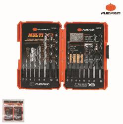 SET DE BROCAS MÚLTIPLES PARA METAL/MAMPOSTERÍA/MADERA (16 PIEZAS)