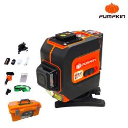 NIVEL LÁSER VERDE DE 12 LÍNEAS - 515NM 3*360